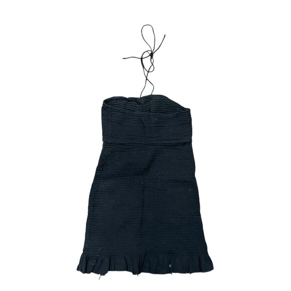 Intimately Free People Beachy Babydoll Mini Dress M‎ Smocked Ruched Ruffled Boho - Picture 2 of 8